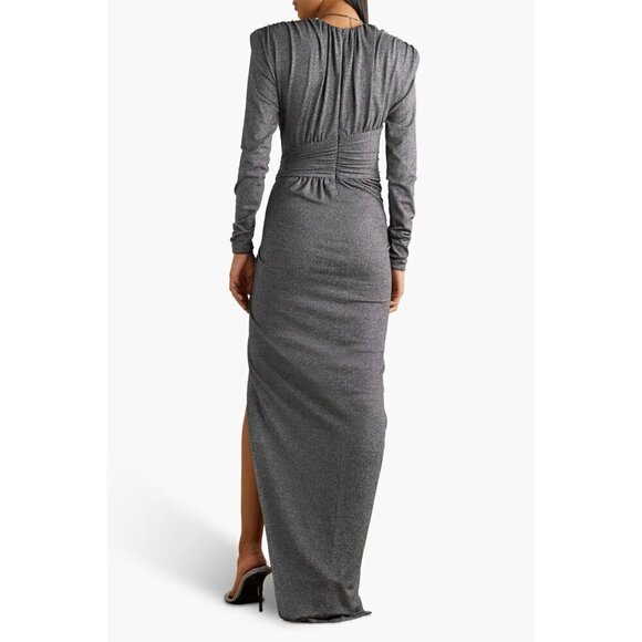 Alexandre Vauthier Metallic Evening Maxi Dress NWT - Picture 7 of 12